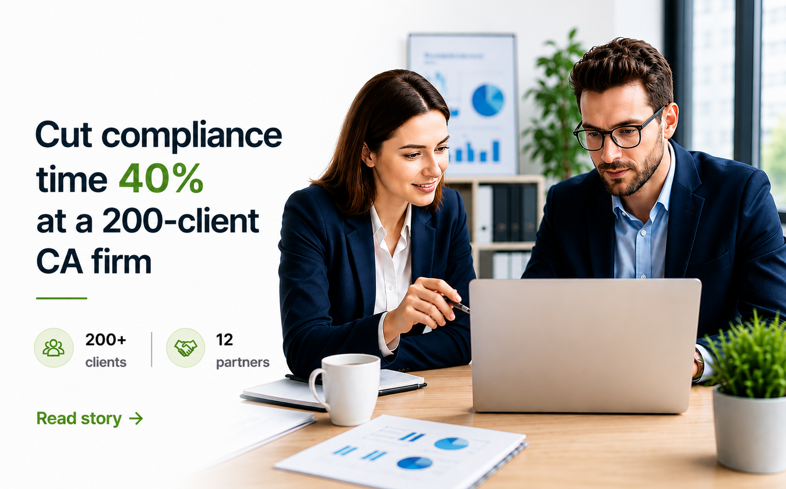 Cut compliance time 40% at a 200-client CA firm